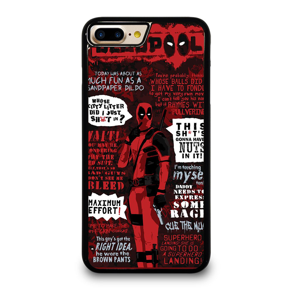 DEADPOOL QUOTE iPhone 7 / 8 Plus Case Cover