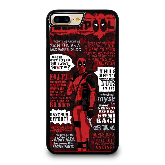 DEADPOOL QUOTE iPhone 7 / 8 Plus Case Cover