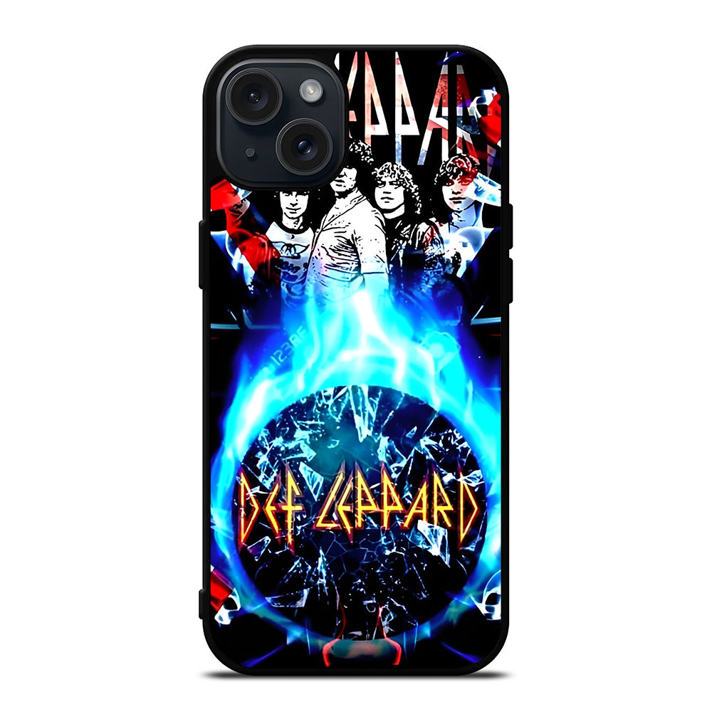 DEF LEPPARD BAND POSTER iPhone 15 Plus Case Cover