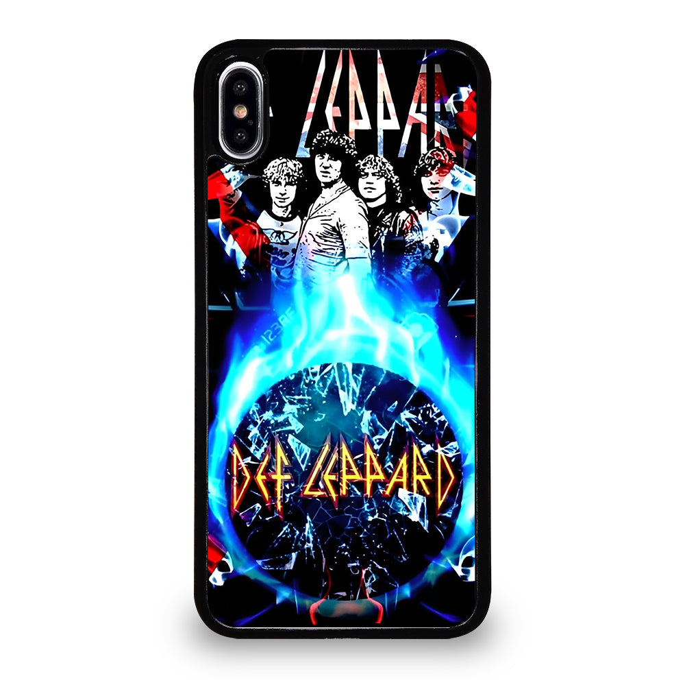 DEF LEPPARD BAND POSTER iPhone XS Max Case Cover