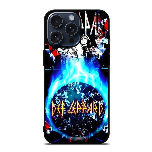 DEF LEPPARD BAND POSTER iPhone 15 Pro Max Case Cover