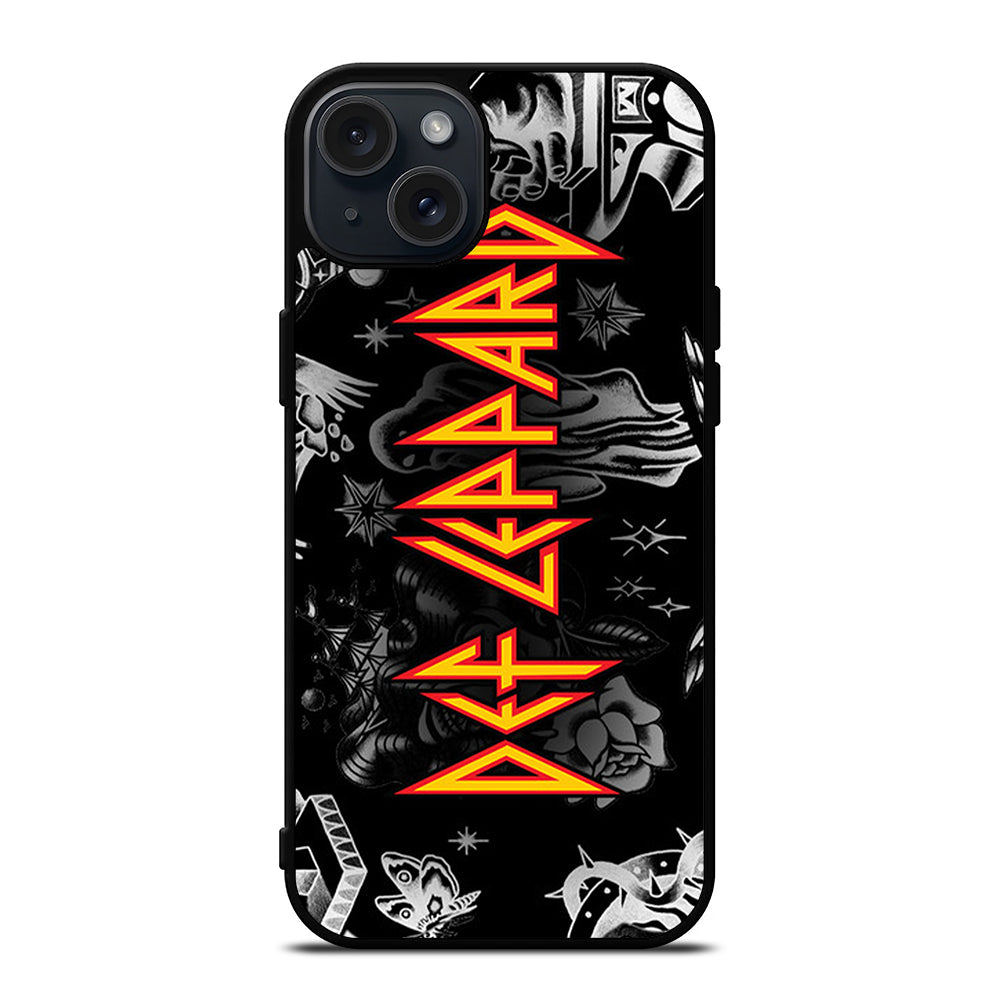 DEF LEPPARD GROUP BAND iPhone 15 Plus Case Cover