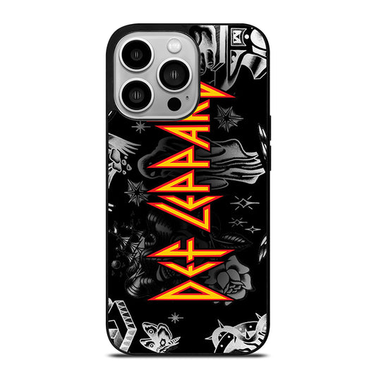 DEF LEPPARD GROUP BAND iPhone 14 Pro Case Cover
