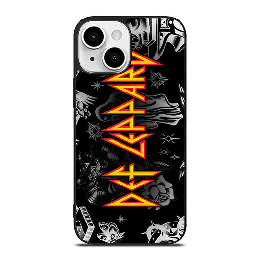 DEF LEPPARD GROUP BAND iPhone 13 Mini Case Cover