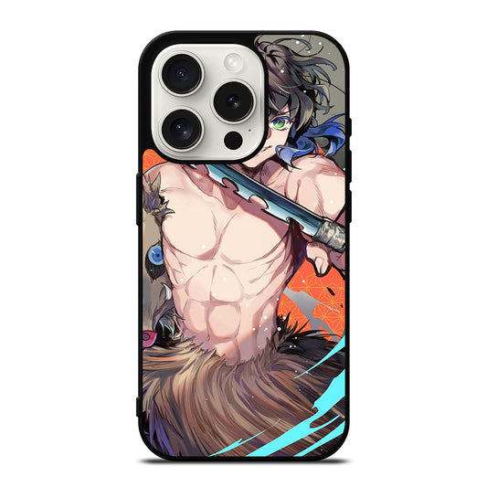 DEMON SLAYER ANIME INOSUKE 2 iPhone 15 Pro Case Cover