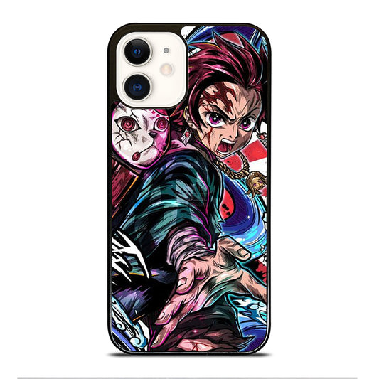 DEMON SLAYER TANJIRO KAMADO ART iPhone 12 Case Cover