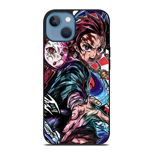 DEMON SLAYER TANJIRO KAMADO ART iPhone 13 Case Cover