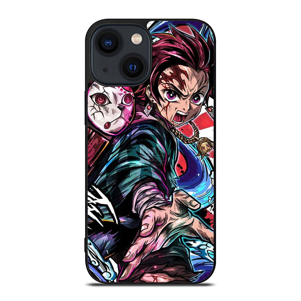 DEMON SLAYER TANJIRO KAMADO ART iPhone 14 Plus Case Cover