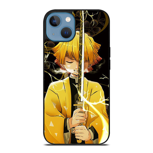 DEMON SLAYER ZENITSU AGATSUMA ANIME iPhone 13 Case Cover