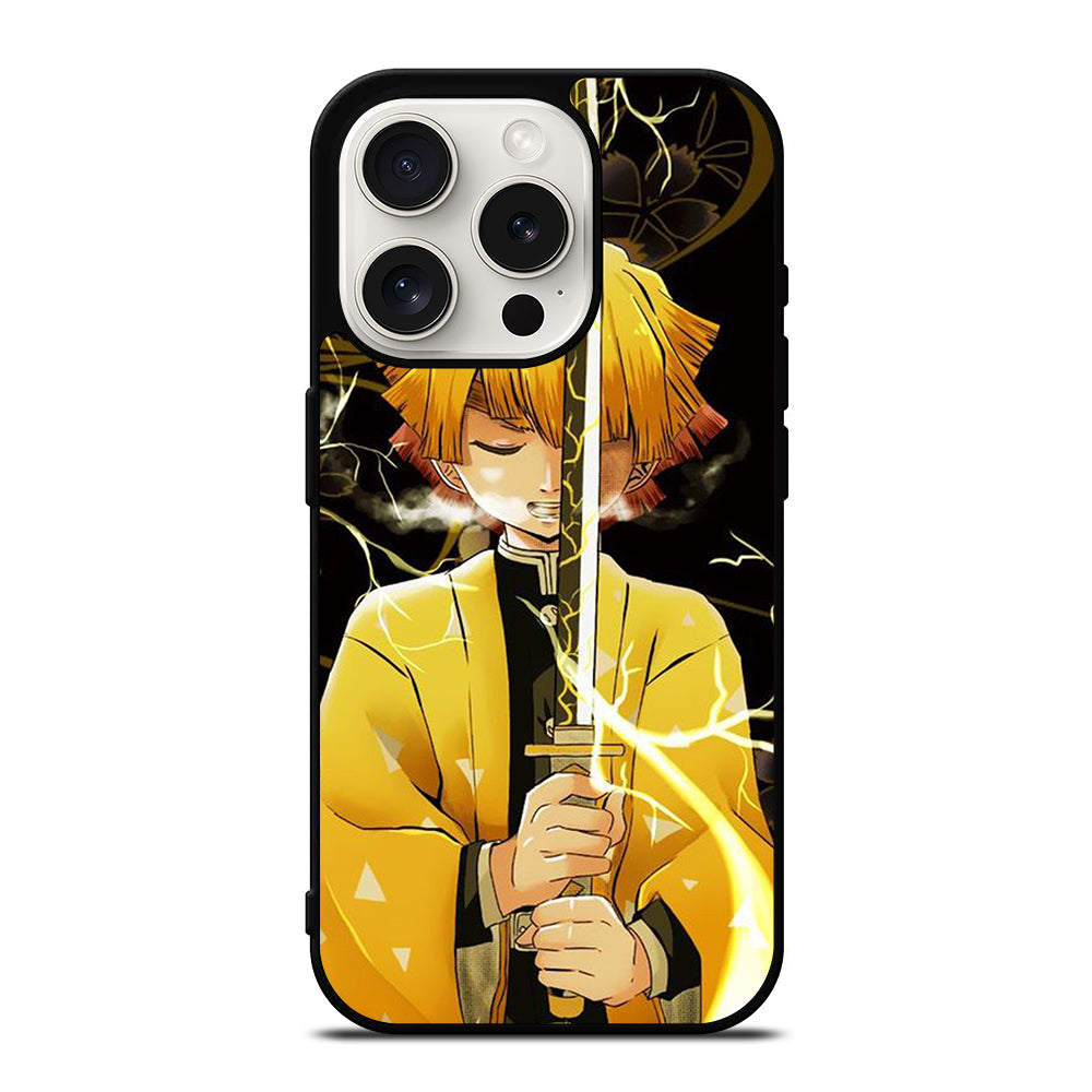 DEMON SLAYER ZENITSU AGATSUMA ANIME iPhone 15 Pro Case Cover