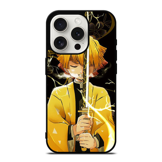 DEMON SLAYER ZENITSU AGATSUMA ANIME iPhone 15 Pro Case Cover