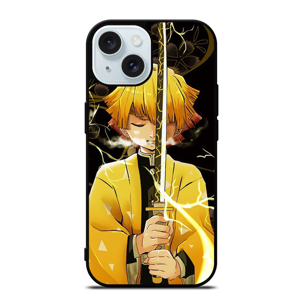 DEMON SLAYER ZENITSU AGATSUMA ANIME iPhone 15 Case Cover