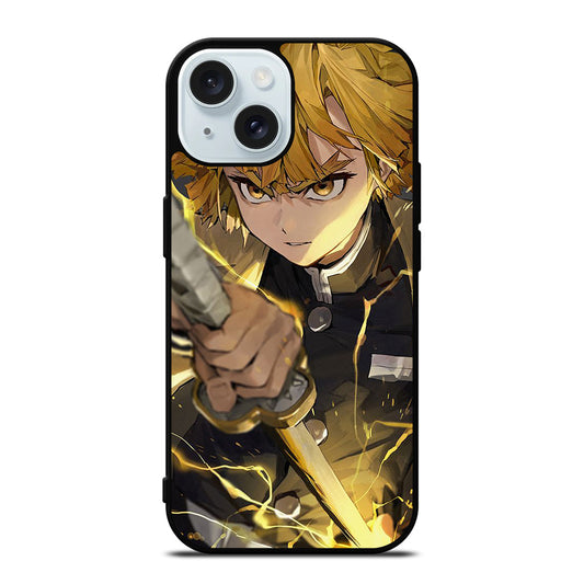 DEMON SLAYER ZENITSU COOL iPhone 15 Case Cover