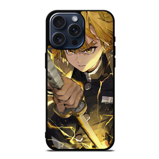 DEMON SLAYER ZENITSU COOL iPhone 15 Pro Max Case Cover