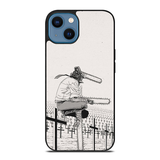 DENJI CHAINSAW MANGA iPhone 14 Case Cover