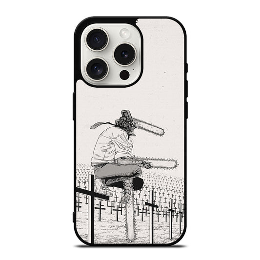 DENJI CHAINSAW MANGA iPhone 15 Pro Case Cover