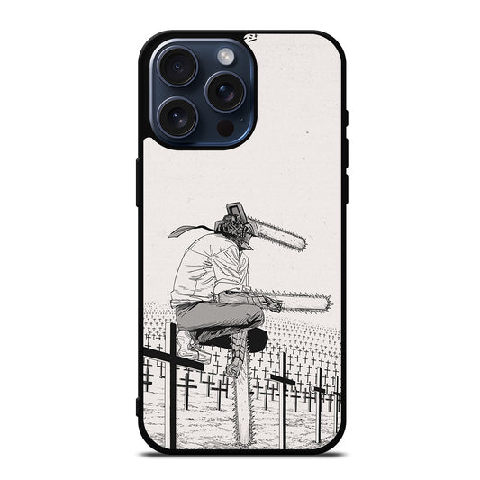 DENJI CHAINSAW MANGA iPhone 15 Pro Max Case Cover