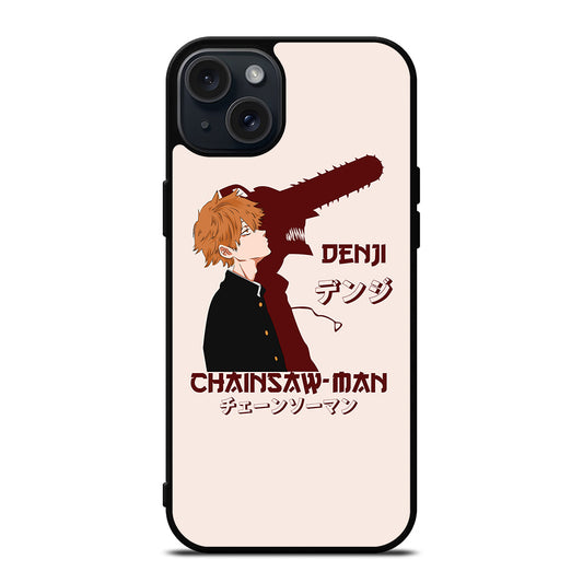 DENJI CHAINSAW MAN ART ANIME iPhone 15 Plus Case Cover