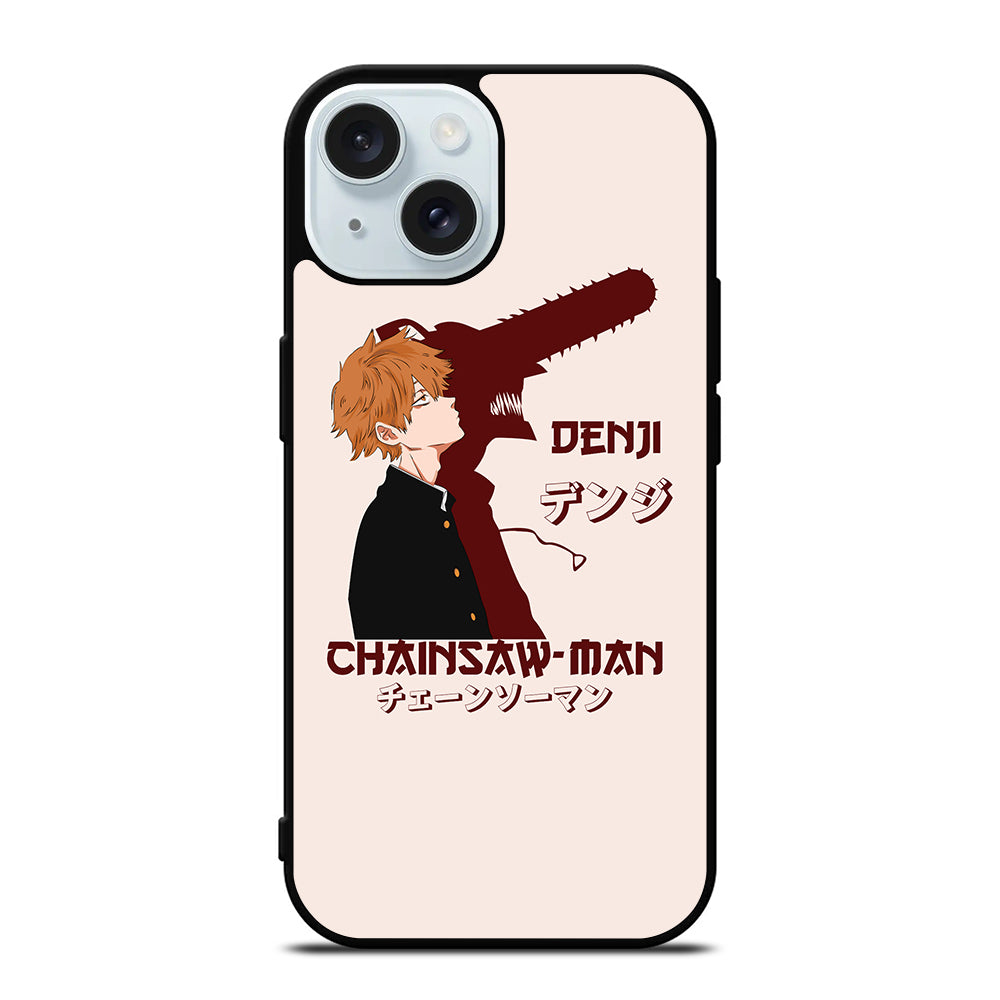 DENJI CHAINSAW MAN ART ANIME iPhone 15 Case Cover