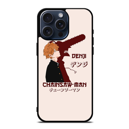 DENJI CHAINSAW MAN ART ANIME iPhone 15 Pro Max Case Cover