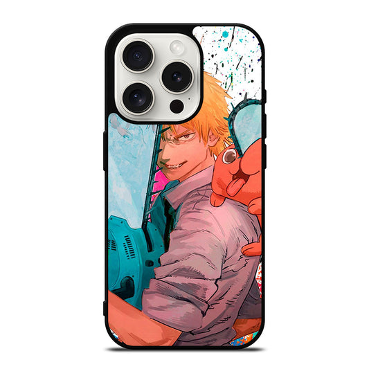 DENJI CHAINSAW MAN ART iPhone 15 Pro Case Cover