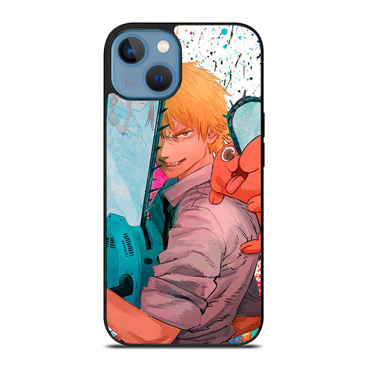 DENJI CHAINSAW MAN ART iPhone 13 Case Cover