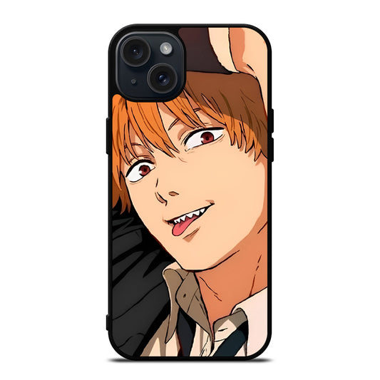 DENJI FACE CHAINSAW MAN iPhone 15 Plus Case Cover