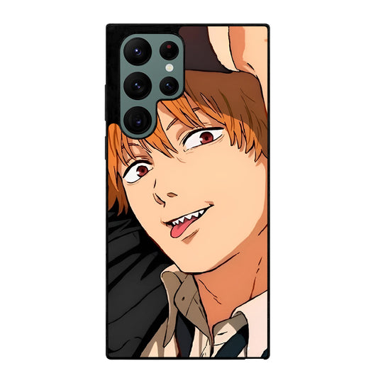 DENJI FACE CHAINSAW MAN Samsung Galaxy S22 Ultra Case Cover