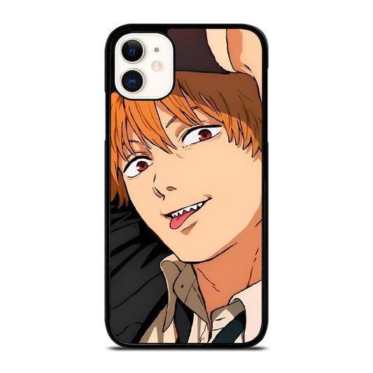 DENJI FACE CHAINSAW MAN iPhone 11 Case Cover