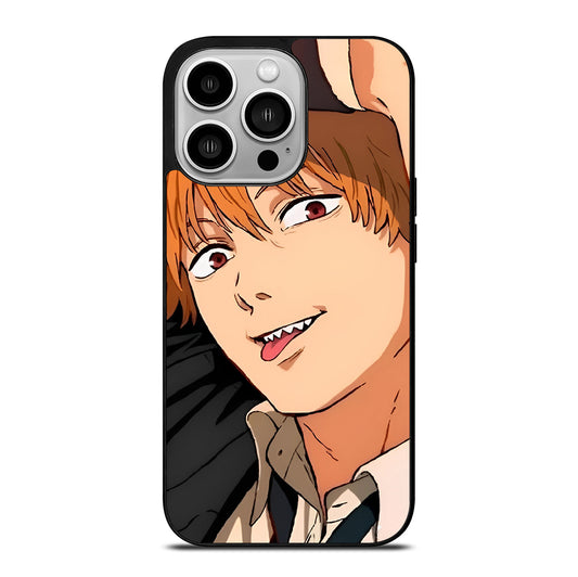DENJI FACE CHAINSAW MAN iPhone 14 Pro Case Cover
