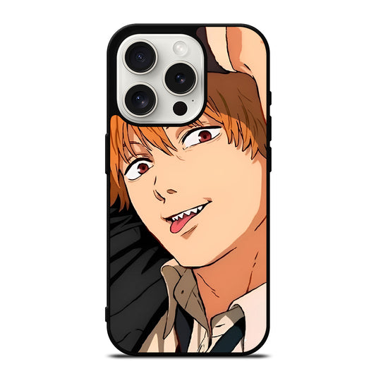 DENJI FACE CHAINSAW MAN iPhone 15 Pro Case Cover