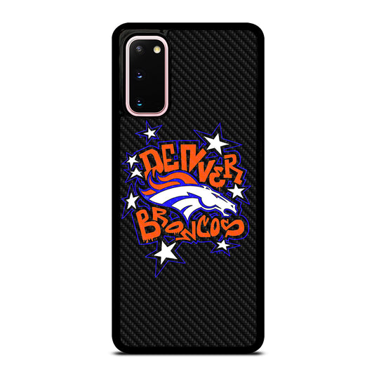 DENVER BRONCOS CARBON LOGO Samsung Galaxy S20 Case Cover