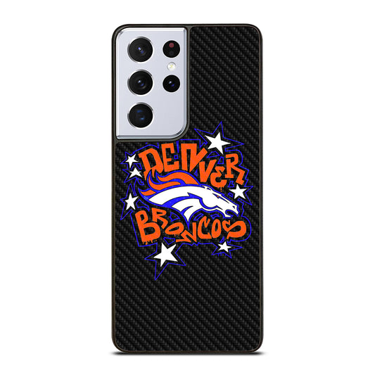 DENVER BRONCOS CARBON LOGO Samsung Galaxy S21 Ultra Case Cover