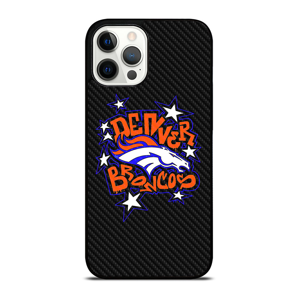DENVER BRONCOS CARBON LOGO iPhone 12 Pro Max Case Cover