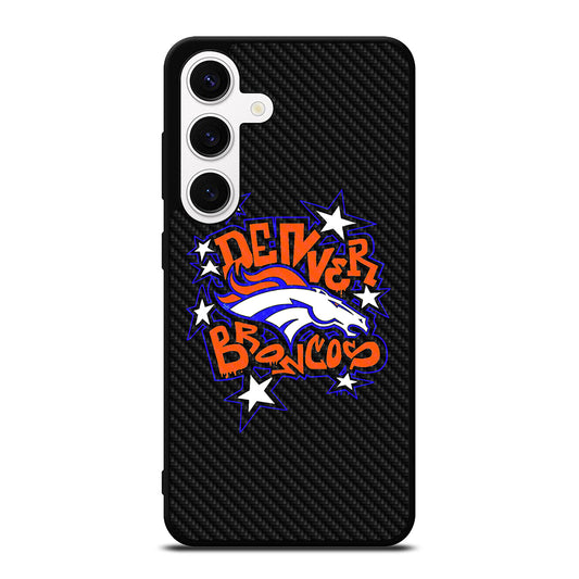 DENVER BRONCOS CARBON LOGO Samsung Galaxy S24 Case Cover