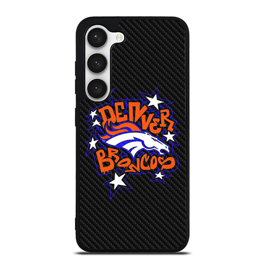 DENVER BRONCOS CARBON LOGO Samsung Galaxy S23 Case Cover