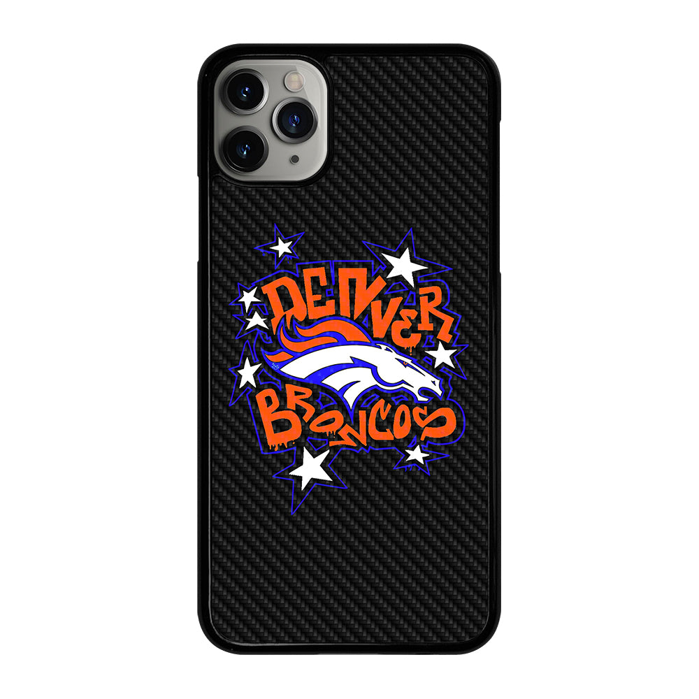 DENVER BRONCOS CARBON LOGO iPhone 11 Pro Max Case Cover