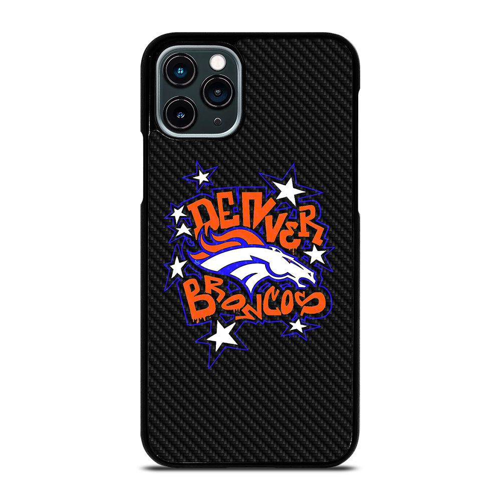 DENVER BRONCOS CARBON LOGO iPhone 11 Pro Case Cover