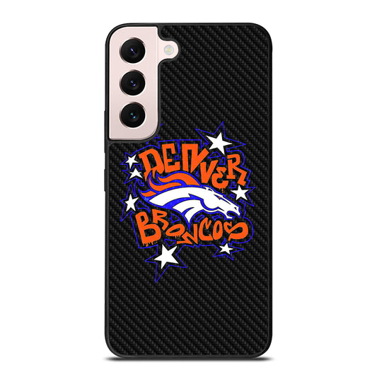 DENVER BRONCOS CARBON LOGO Samsung Galaxy S22 Plus Case Cover