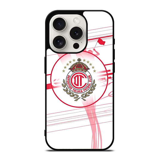 DEPORTIVO TOLUCA FC FUTBOL CLUB iPhone 15 Pro Case Cover