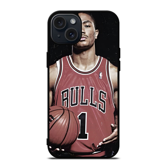 DERRICK ROSE BASKETBALL NBA iPhone 15 Plus Case Cover
