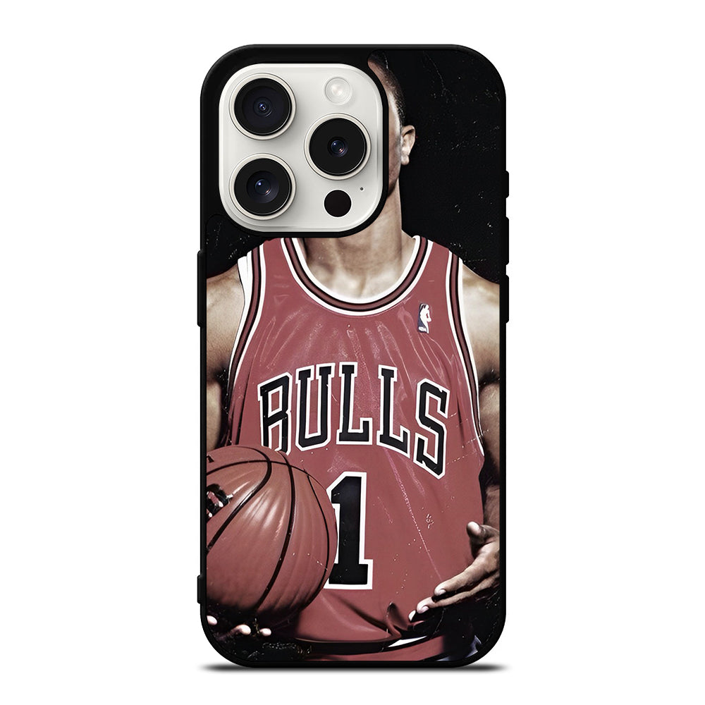 DERRICK ROSE BASKETBALL NBA iPhone 15 Pro Case Cover