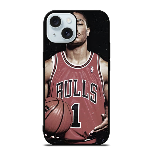 DERRICK ROSE BASKETBALL NBA iPhone 15 Case Cover