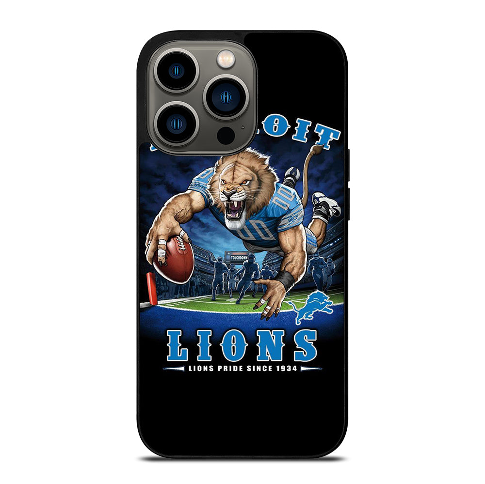 DETROIT LIONS MASCOT iPhone 13 Pro Case Cover