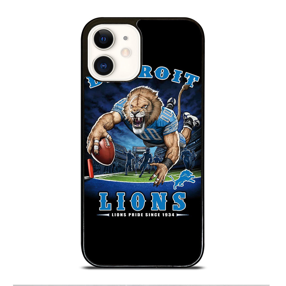 DETROIT LIONS MASCOT iPhone 12 Case Cover