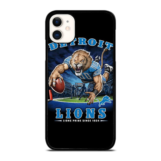 DETROIT LIONS MASCOT iPhone 11 Case Cover