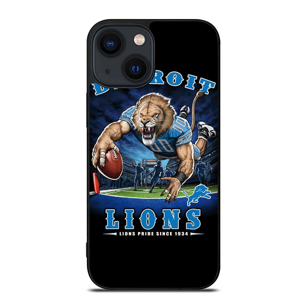 DETROIT LIONS MASCOT iPhone 14 Plus Case Cover