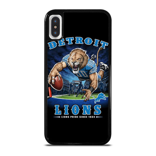 DETROIT LIONS MASCOT iPhone X / XS Case Cover