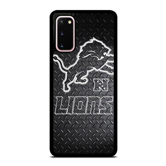 DETROIT LIONS METAL SYMBOL Samsung Galaxy S20 Case Cover