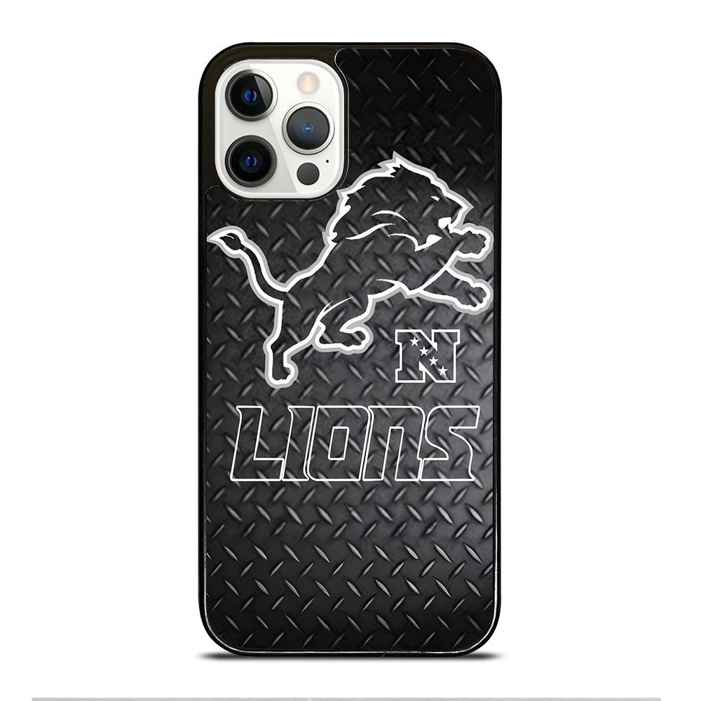 DETROIT LIONS METAL SYMBOL iPhone 12 Pro Case Cover